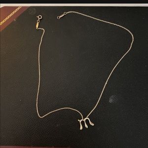 Tiffany initial necklace-M